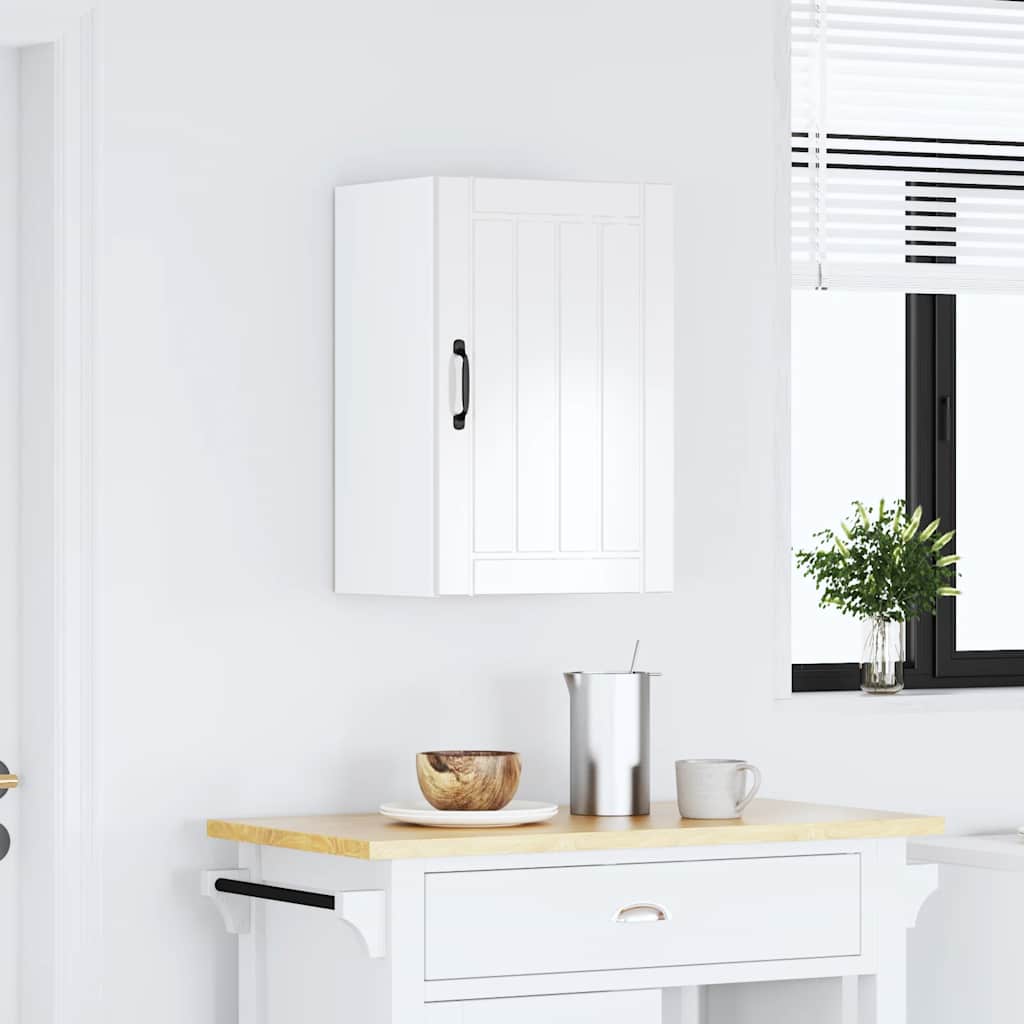 Pensile da Cucina Lucca Bianco Lucido in Legno Multistrato - homemem39