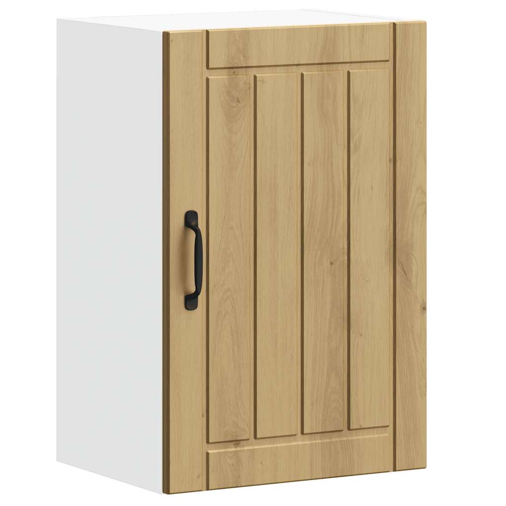 Pensile da Cucina Lucca Rovere Artigianale in Legno Multistrato - homemem39