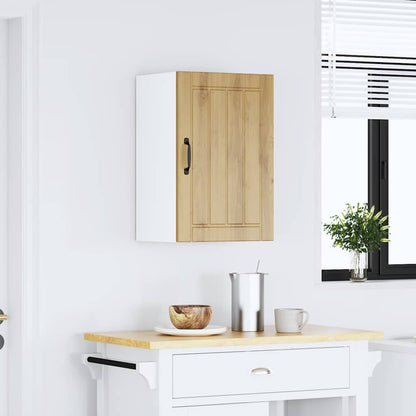 Pensile da Cucina Lucca Rovere Artigianale in Legno Multistrato - homemem39