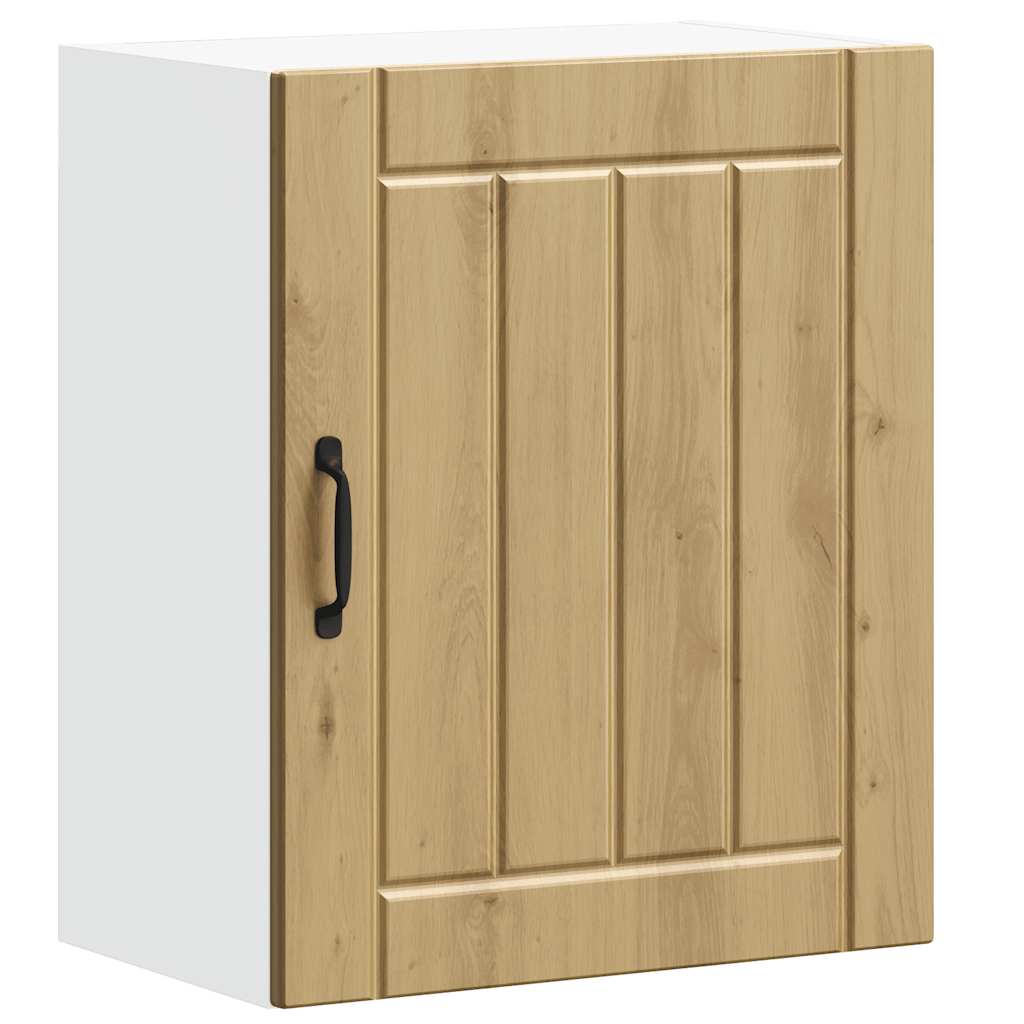 Pensile da Cucina Lucca Rovere Artigianale in Legno Multistrato - homemem39