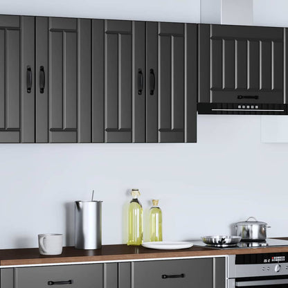 Pensile da Cucina Lucca Nero in Legno Multistrato - homemem39