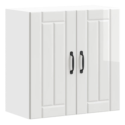 Pensile da Cucina Lucca Bianco Lucido in Legno Multistrato - homemem39