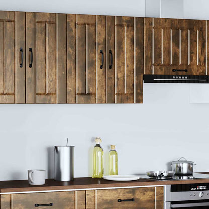 Pensile da Cucina Lucca Rovere Fumo in Legno Multistrato - homemem39