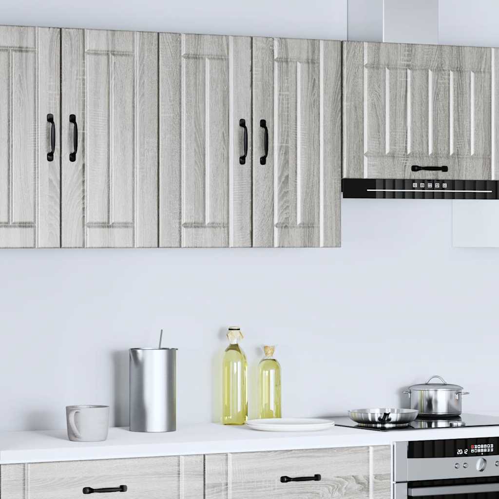 Pensile da Cucina Lucca Grigio Sonoma in Legno Multistrato - homemem39