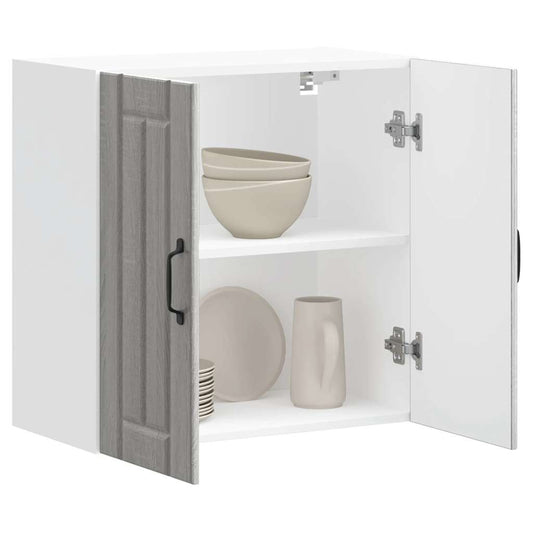 Pensile da Cucina Lucca Grigio Sonoma in Legno Multistrato - homemem39