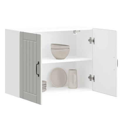 Pensile da Cucina Lucca Bianco in Legno Multistrato - homemem39