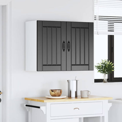 Pensile da Cucina Lucca Nero in Legno Multistrato - homemem39
