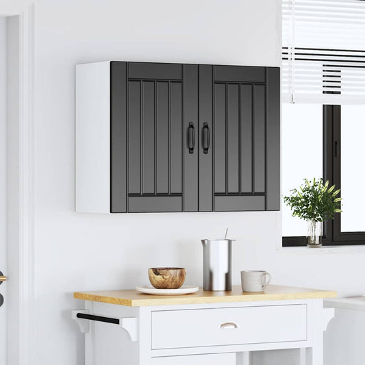 Pensile da Cucina Lucca Nero in Legno Multistrato - homemem39