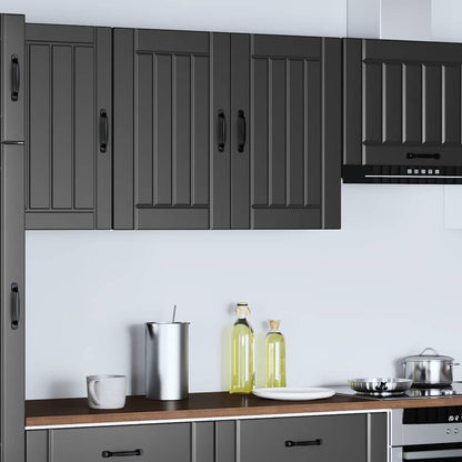 Pensile da Cucina Lucca Nero in Legno Multistrato - homemem39