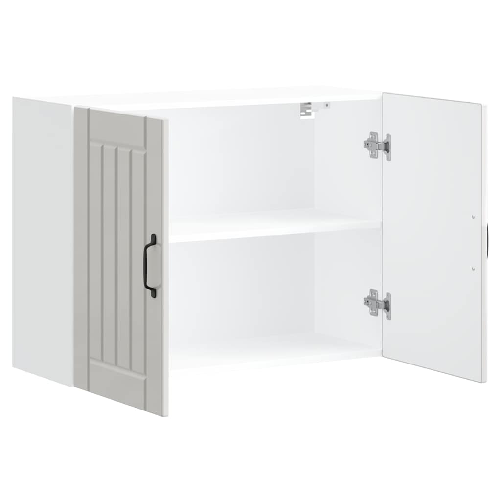 Pensile da Cucina Lucca Bianco Lucido in Legno Multistrato - homemem39