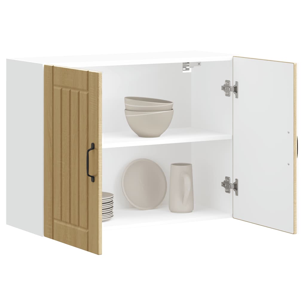 Pensile da Cucina Lucca Rovere Sonoma in Legno Multistrato - homemem39