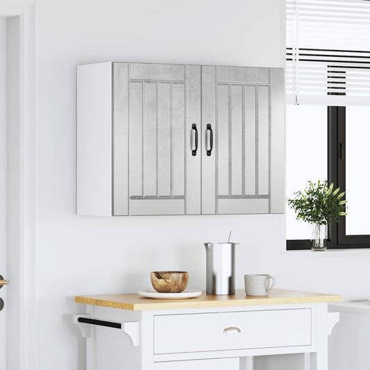 Pensile da Cucina Lucca Grigio Cemento in Legno Multistrato - homemem39