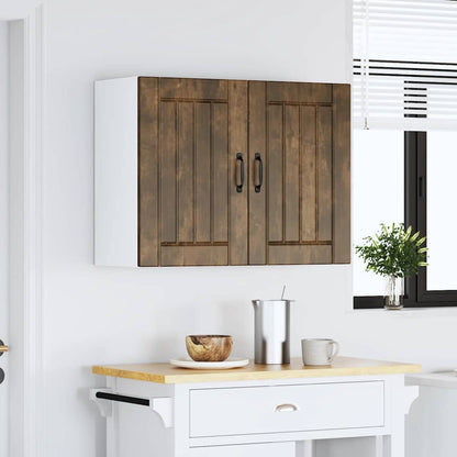 Pensile da Cucina Lucca Rovere Fumo in Legno Multistrato - homemem39