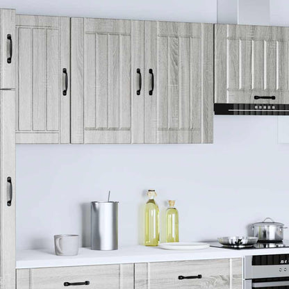 Pensile da Cucina Lucca Grigio Sonoma in Legno Multistrato - homemem39