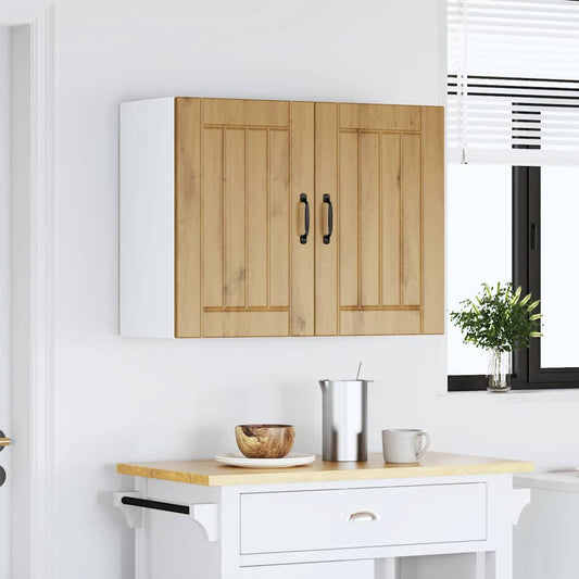 Pensile da Cucina Lucca Rovere Artigianale in Legno Multistrato - homemem39