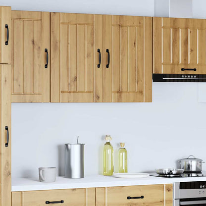 Pensile da Cucina Lucca Rovere Artigianale in Legno Multistrato - homemem39