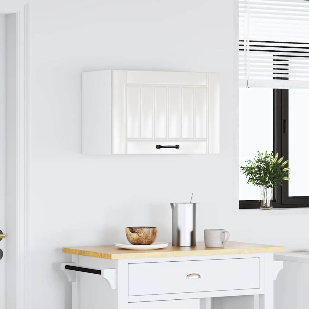 Pensile da Cucina Lucca Bianco Lucido in Legno Multistrato - homemem39