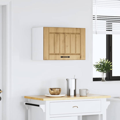 Pensile da Cucina Lucca Rovere Artigianale in Legno Multistrato - homemem39