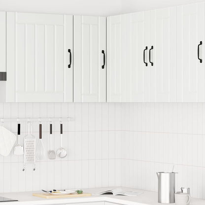 Pensile da Cucina ad Angolo Lucca Bianco in Legno Multistrato - homemem39