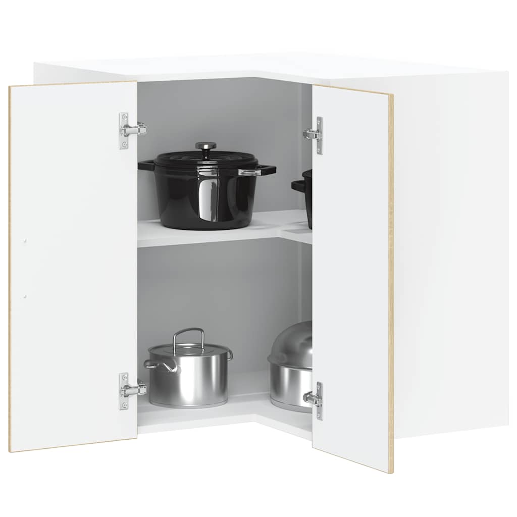 Pensile da Cucina ad Angolo Lucca Rovere Sonoma in Truciolato - homemem39