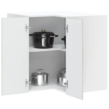 Pensile da Cucina ad Angolo Lucca Grigio Cemento in Truciolato - homemem39