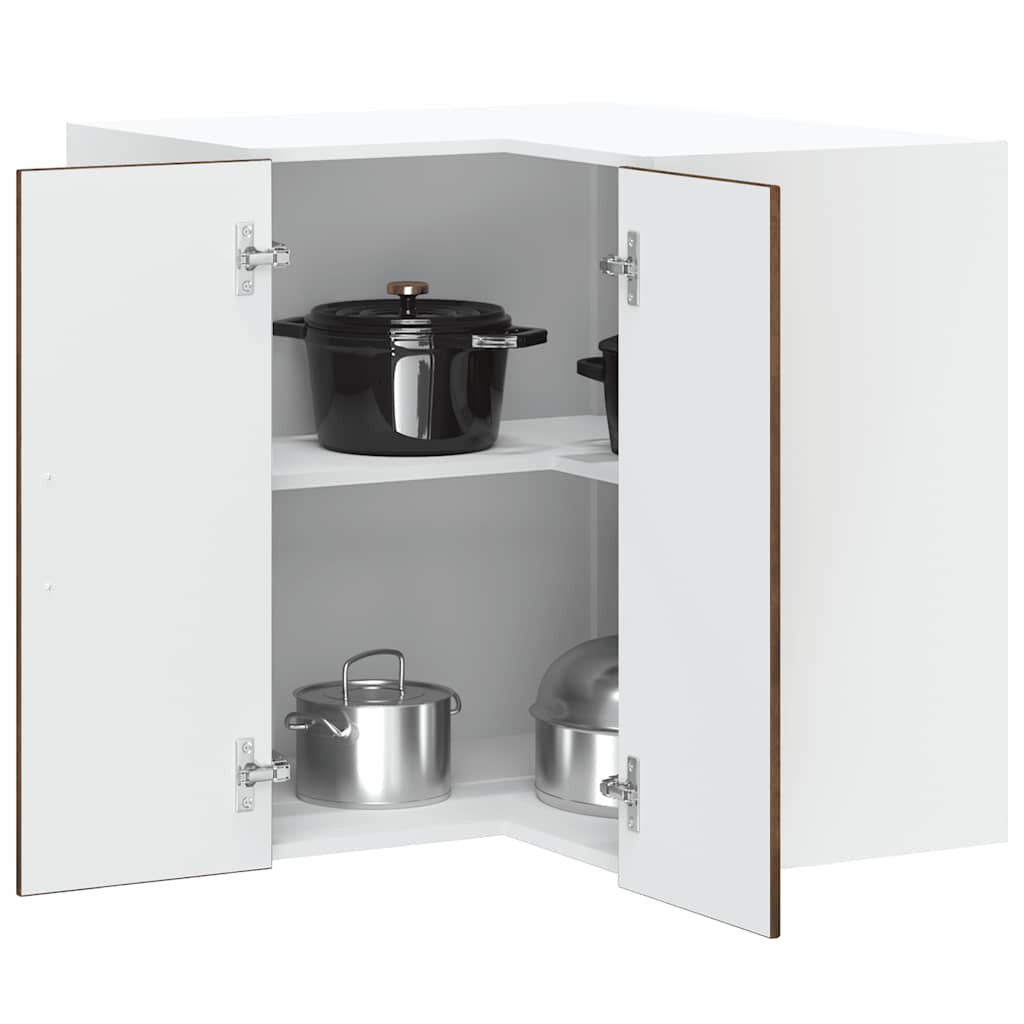 Pensile da Cucina ad Angolo Lucca Rovere Fumo Legno Multistrato - homemem39