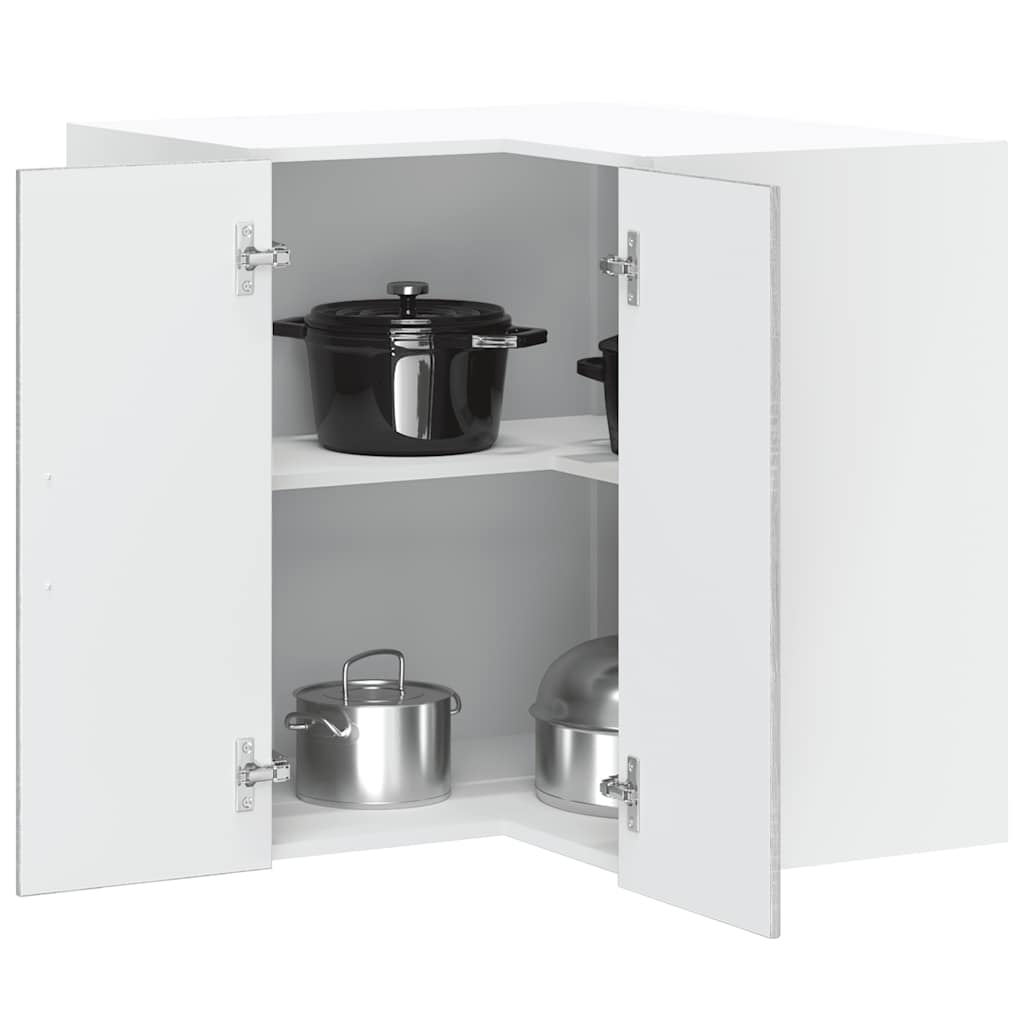 Pensile da Cucina ad Angolo Lucca Grigio Sonoma in Truciolato - homemem39