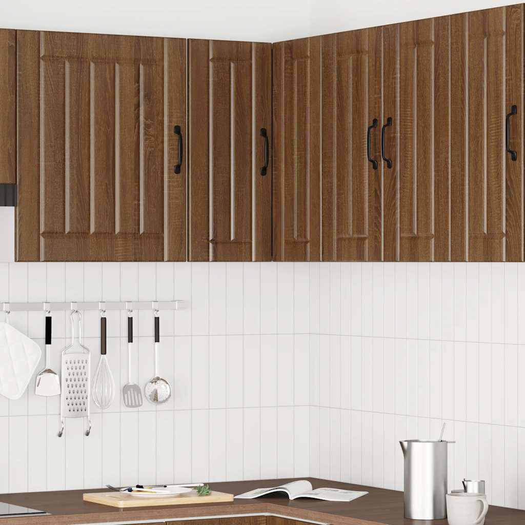 Pensile da Cucina ad Angolo Lucca Rovere Marrone in Truciolato - homemem39