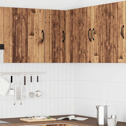 Pensile da Cucina ad Angolo Lucca Legno Antico in Truciolato - homemem39