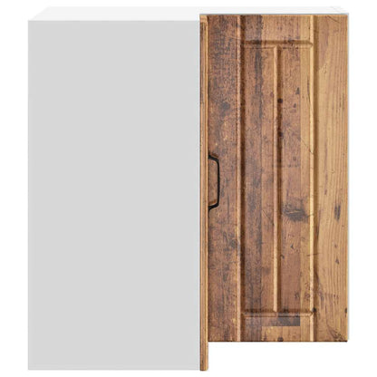 Pensile da Cucina ad Angolo Lucca Legno Antico in Truciolato - homemem39