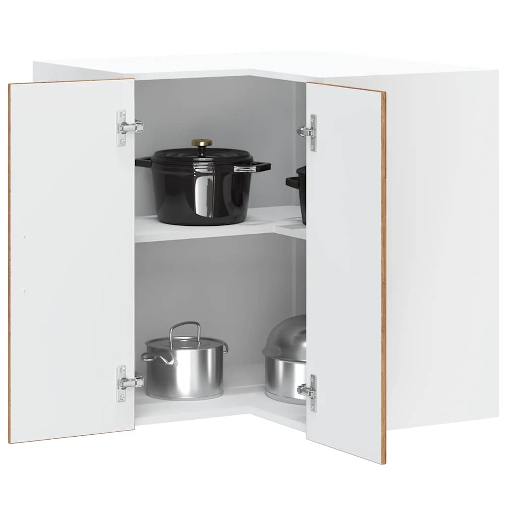 Pensile da Cucina ad Angolo Lucca Legno Antico in Truciolato - homemem39