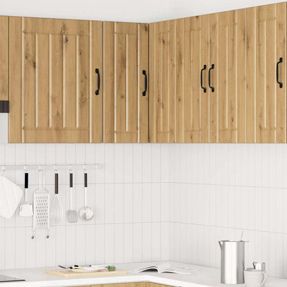 Pensile da Cucina ad Angolo Lucca Rovere Artigianale Truciolato - homemem39