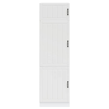 Armadio da Cucina Lucca Bianco in Legno Multistrato - homemem39