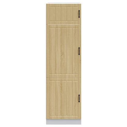 Armadio da Cucina Lucca Rovere Sonoma in Legno Multistrato - homemem39