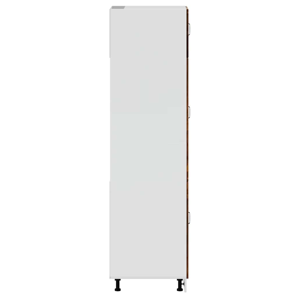 Armadio da Cucina Lucca Rovere Fumo in Legno Multistrato - homemem39