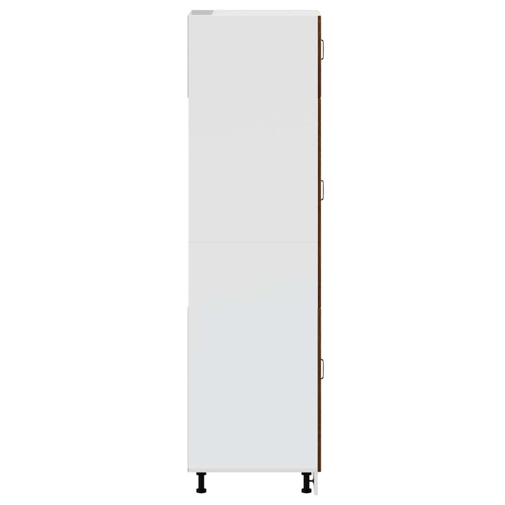 Armadio da Cucina Lucca Rovere Marrone in Legno Multistrato - homemem39