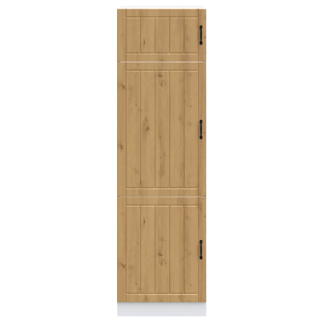Armadio da Cucina Lucca Rovere Artigianale Legno Multistrato - homemem39
