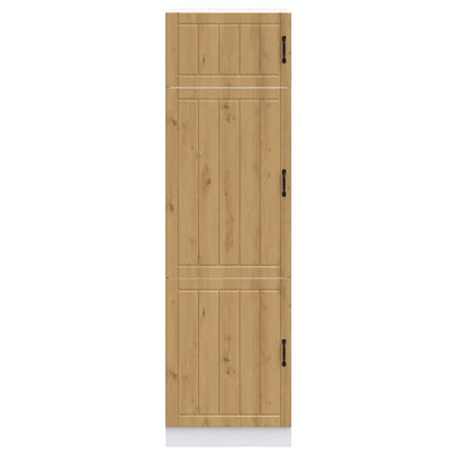 Armadio da Cucina Lucca Rovere Artigianale Legno Multistrato - homemem39