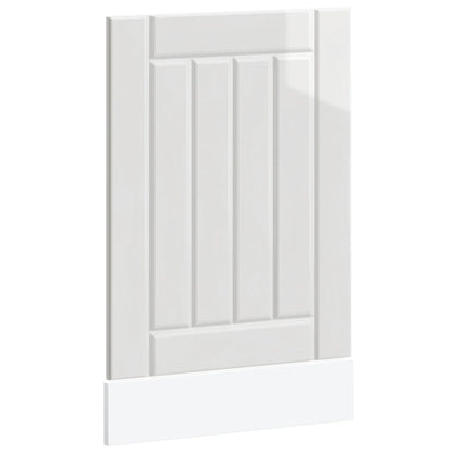 Pannello Lavastoviglie Lucca Bianco Lucido in Legno Multistrato - homemem39