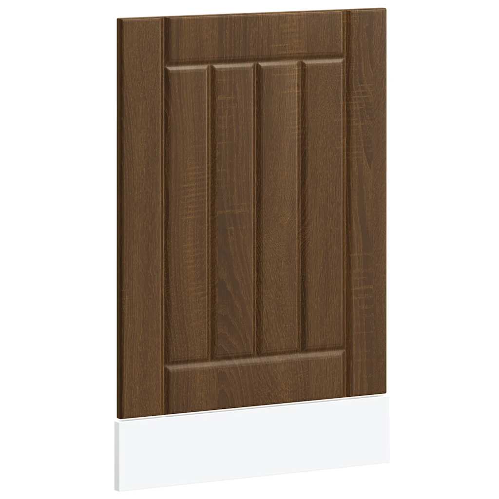 Pannello Lavastoviglie Lucca Rovere Marrone Legno Multistrato - homemem39