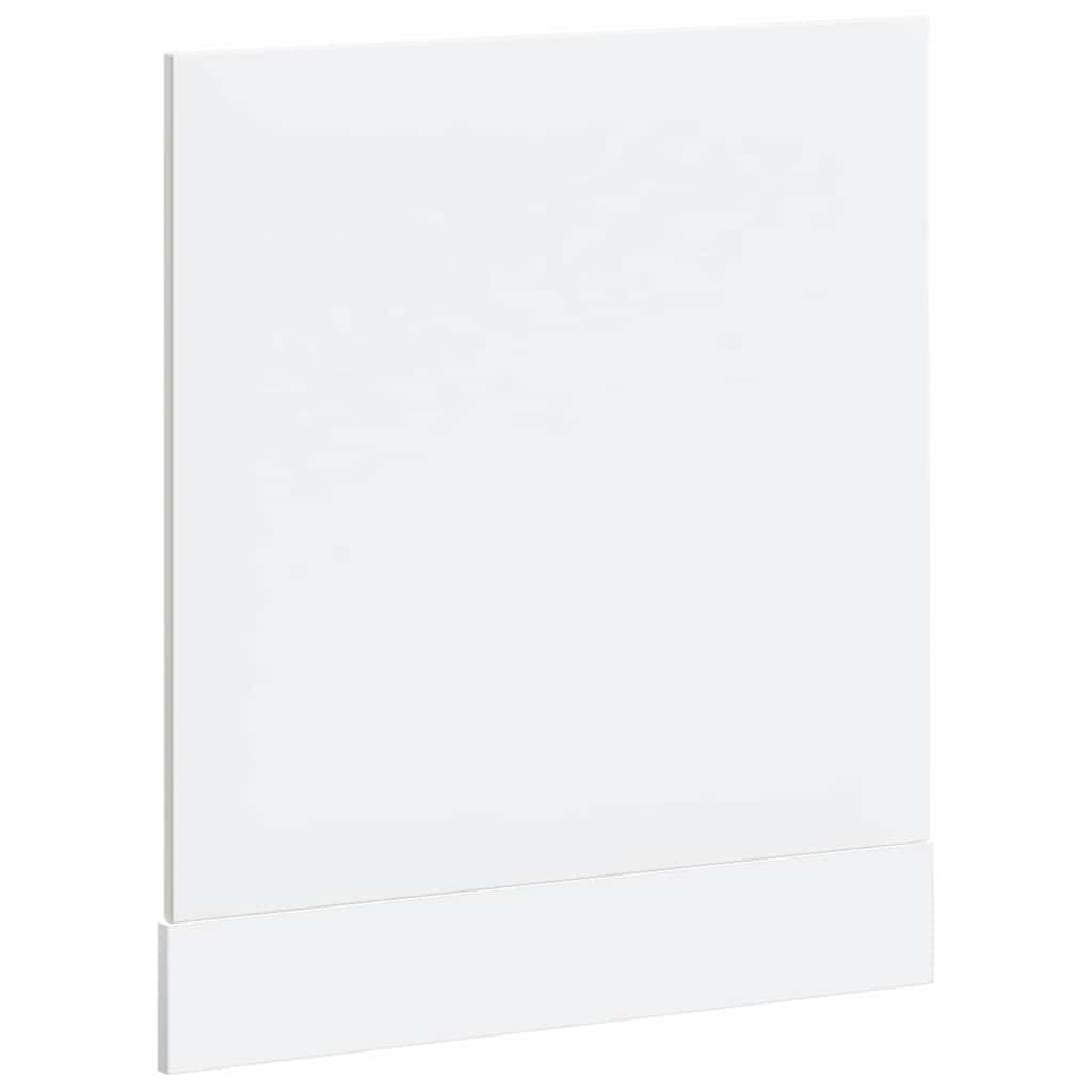 Pannello Lavastoviglie Lucca Bianco Lucido in Legno Multistrato - homemem39