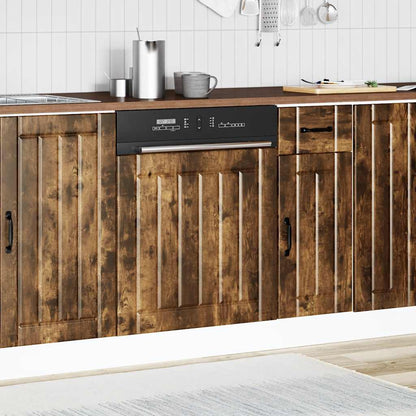Pannello Lavastoviglie Lucca Rovere Fumo in Legno Multistrato - homemem39