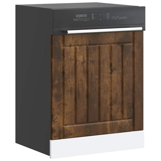 Pannello Lavastoviglie Lucca Rovere Fumo in Legno Multistrato - homemem39