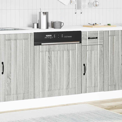 Pannello Lavastoviglie Lucca Grigio Sonoma in Legno Multistrato - homemem39