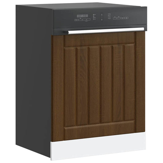 Pannello Lavastoviglie Lucca Rovere Marrone Legno Multistrato - homemem39