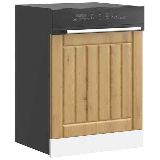 Pannello Lavastoviglie Rovere Artigianale Legno Multistrato - homemem39