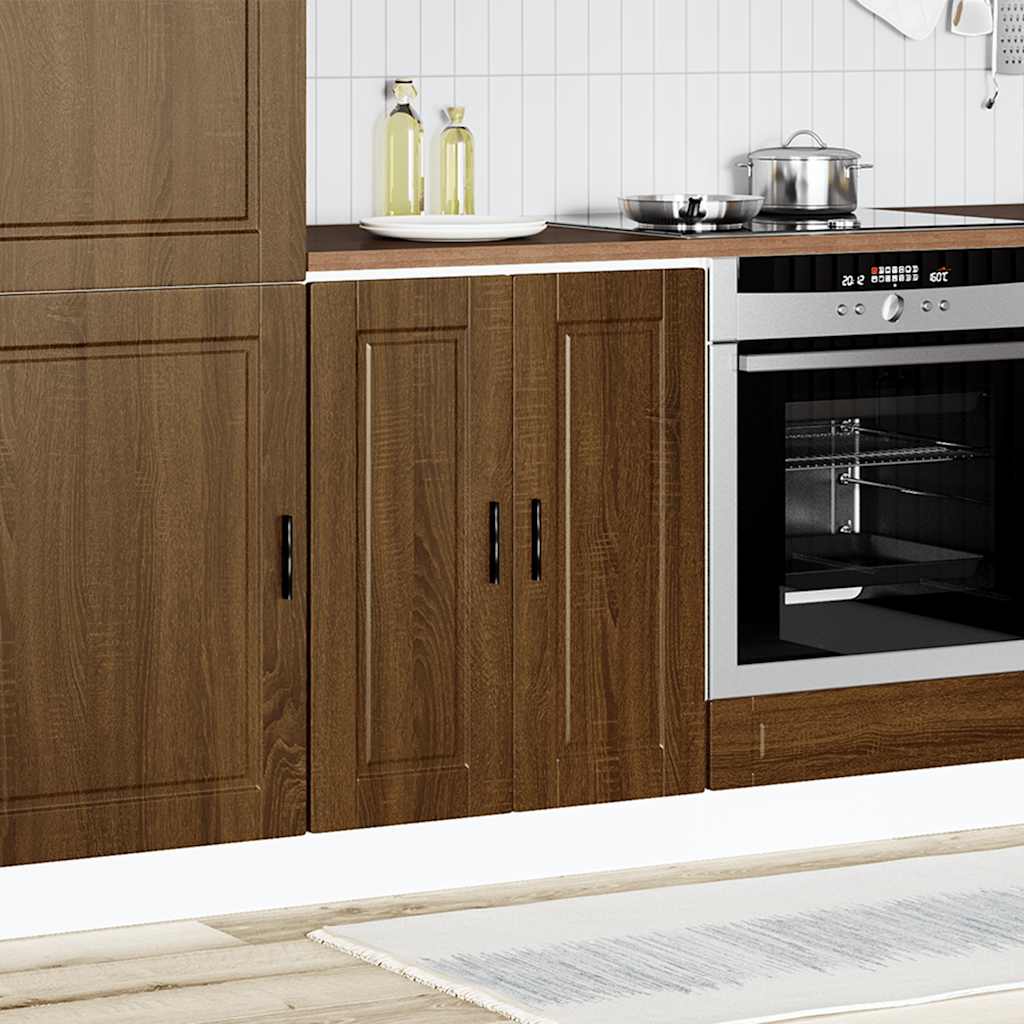 Base da Cucina Porto Rovere Marrone in Legno Multistrato - homemem39