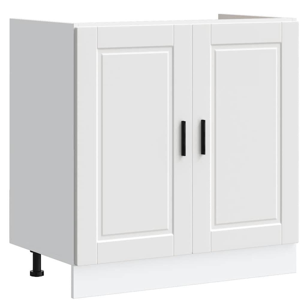 Mobile base lavello Porto Bianco 80x46x81,5cm Legno Multistrato - homemem39