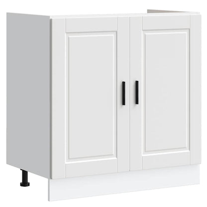 Mobile base lavello Porto Bianco 80x46x81,5cm Legno Multistrato - homemem39