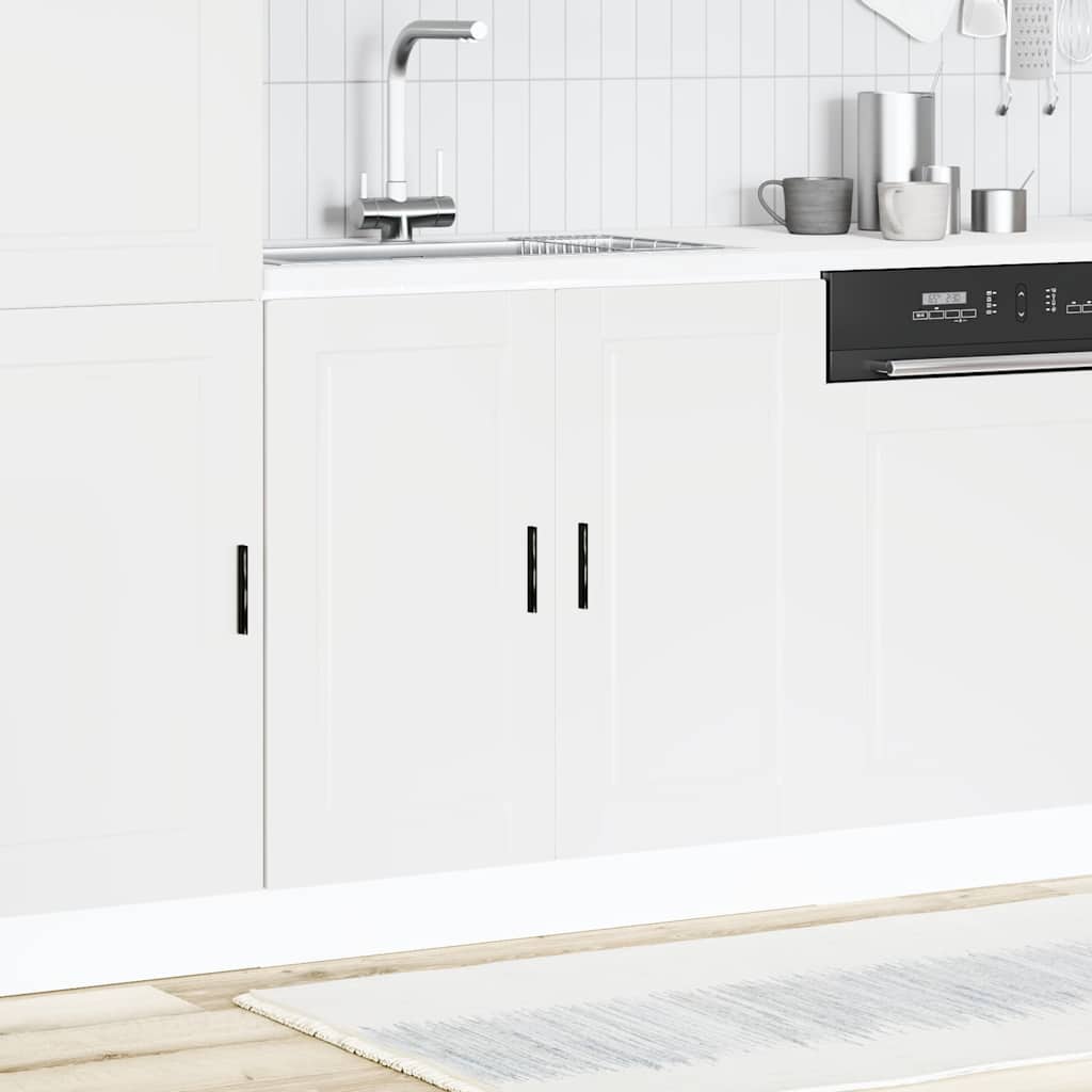 Mobile base lavello Porto Bianco 80x46x81,5cm Legno Multistrato - homemem39